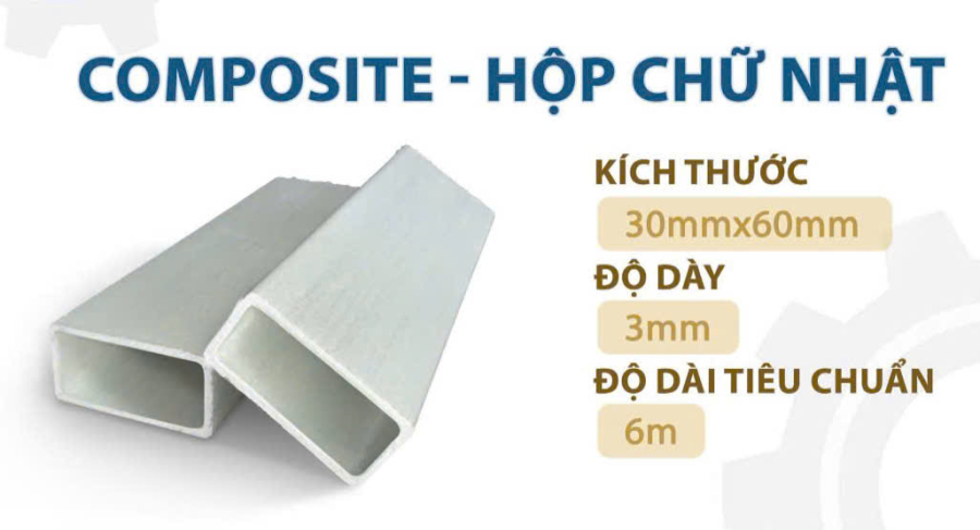 Hộp Nhựa Composite 30x60x4ly